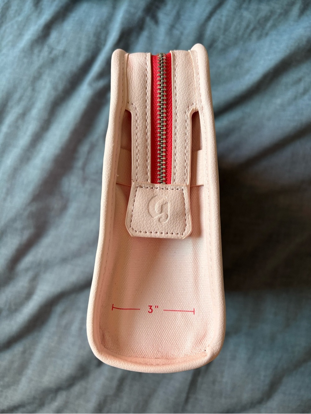 Glossier Pink Makeup Travel Bag - Picture 3 of 6